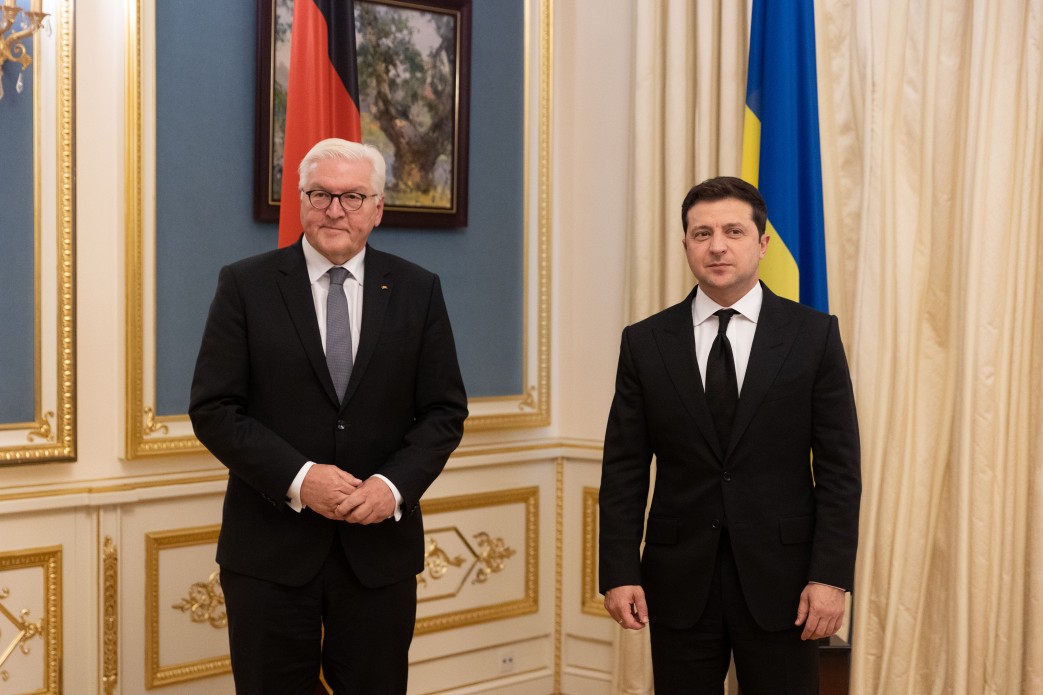 Президент України Володимир Зеленський провів зустріч з Федеральним президентом Федеративної Республіки Німеччина