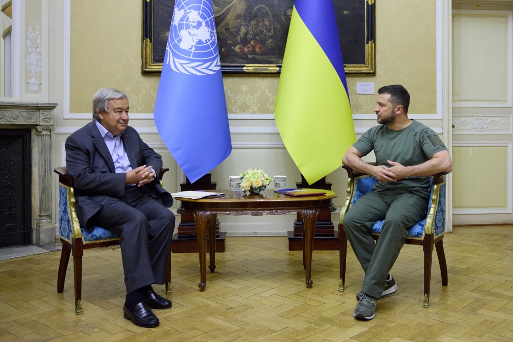 Президент України у Львові зустрівся з Генеральним секретарем ООН
