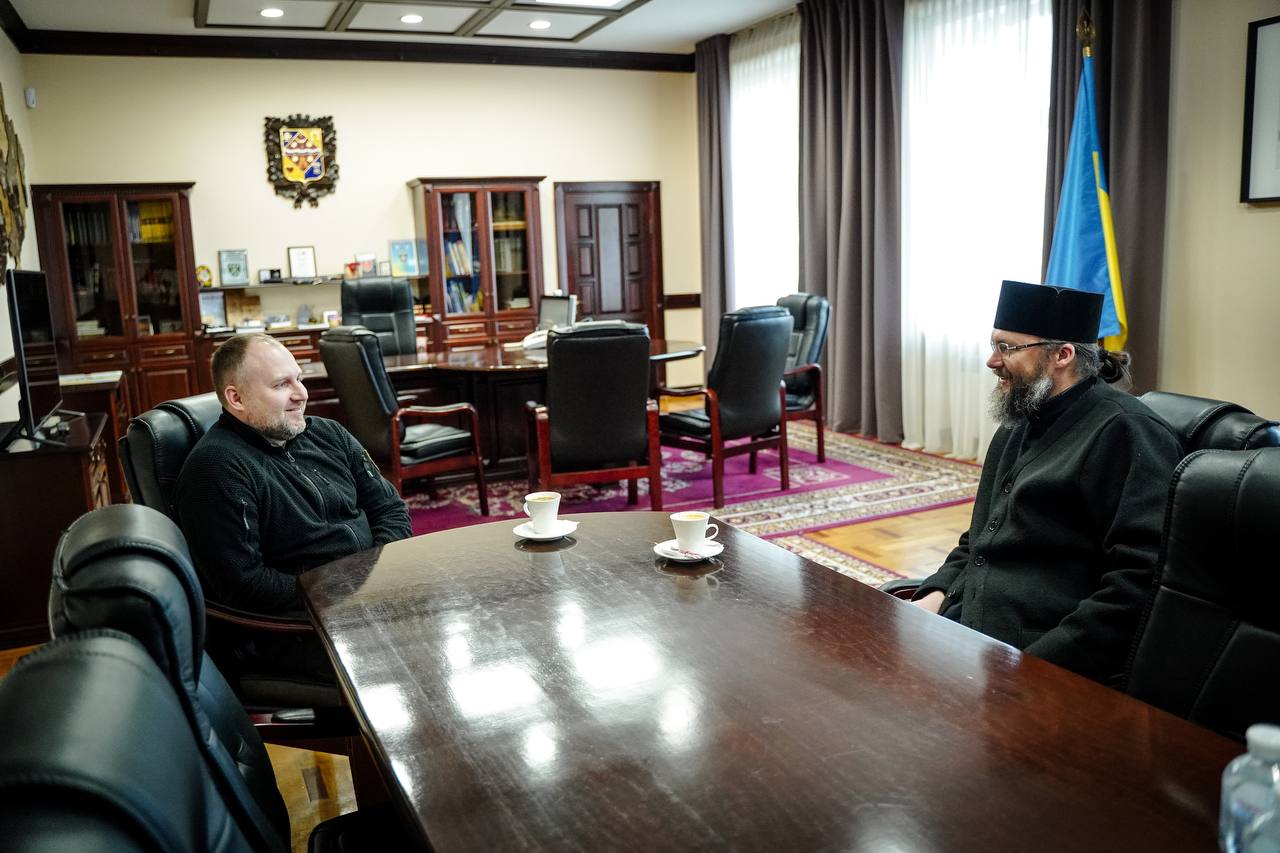 Філіп Пронін провів зустріч із митрополитом Полтавським і Кременчуцьким ПЦУ Федором