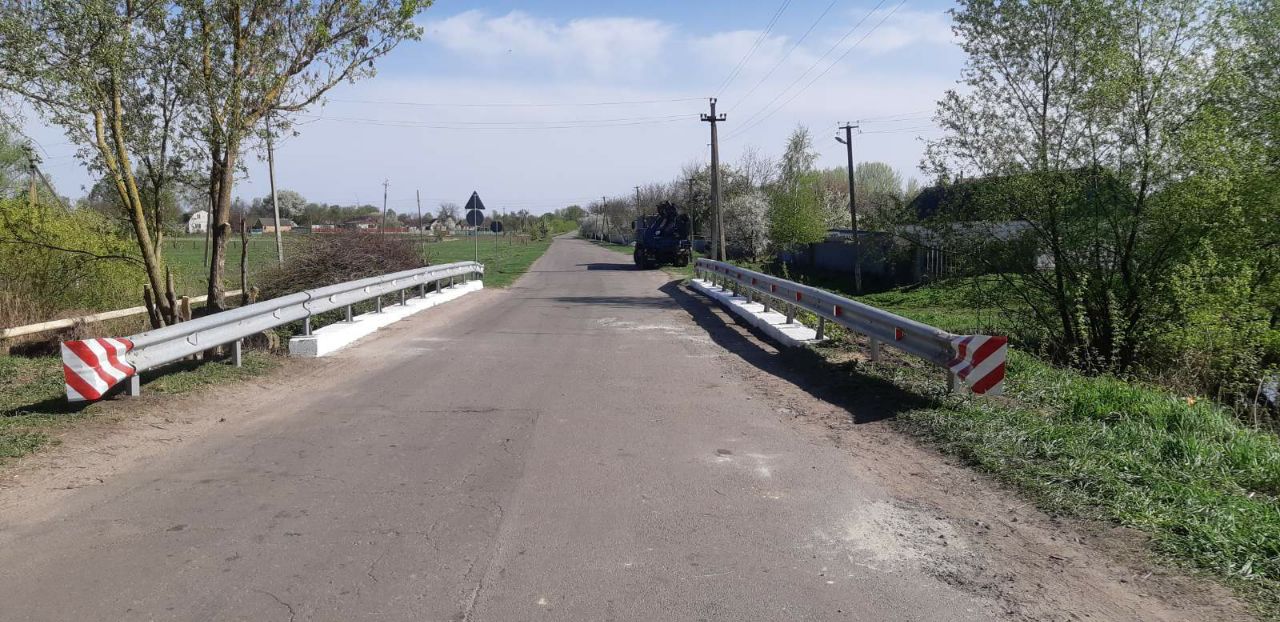 Завершили ремонт мосту в Миргородській громаді